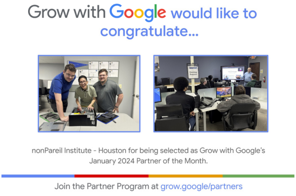 nonPareil Named Grow with Google Partner of the Month for January 2024